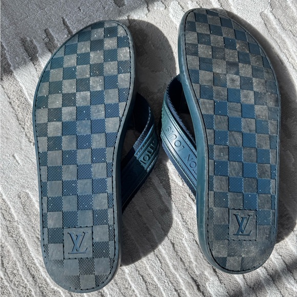 Louis Vuitton Blue Men's Sandals - Picture 5 of 6